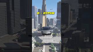 How far can Lamborghini Reventon jump GTA 5 #shorts