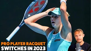 These ATP and WTA pros changed racquets in 2023