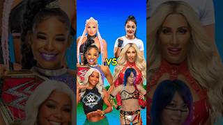 Tiffany Stratton, Bianca Belair, Jade Cargill VS Asuka, Carmella, Roxanne Perez 😈 #comparison