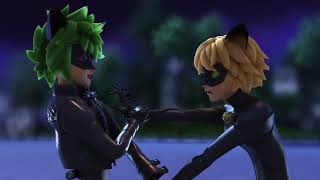 BRAND NEW!!! Miraculous world Paris  CLAWNOIR scene revealed