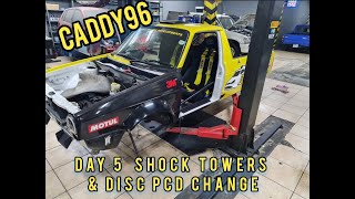 DAY 5 VW CADDY (Suspension mods)