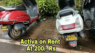 bike rental in goa Cheapest