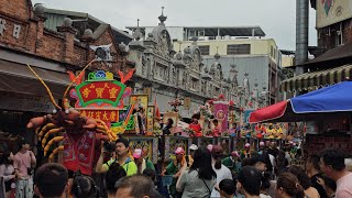 【鹿港進樂社-走路鼓亭＆彰邑慧心舘-蜈蚣閣】~113大溪天山靈寶寺道濟古佛建寺弘道40週年祈安福醮遶境