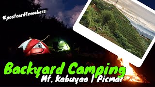 BACKYARD CAMPING at PICMAR | La-Presa | Mount Kabuyao | Postcard from nowhere | Vanlife Philippines