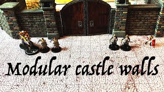 How to use modular castle walls in your D&D game