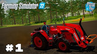 👨🏻‍🌾 BUILDING FARM FROM SCRATCH IN WILD LANDS ep.1 🚜 Farming Simulator 22 | Plow and Play