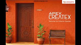 ASIAN PAINTS APEX CREATEX - TEXTURES FOR EXTERIOR SPACES - SCRATCH FINISH | ROLLER FINISH | DHOLPUR