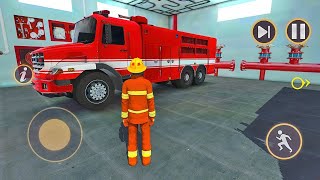 Driving Fire Truck - 911 Rescue Fire Truck Simulator - Android Gameplay