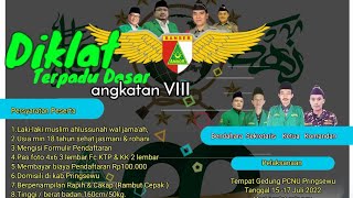 COMMING SOON !!! DTD ANGKATAN VIII PC GP ANSOR KABUPATEN PRINGSEWU