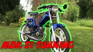 PRÉSENTATION DE MON MBK 51 TUNNING + TEST