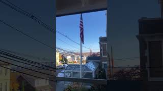 Beautiful weather but cold NY skyline seen from Kearny NJ 10/3/24