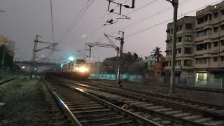 Speed Upgraded Coalfield Express Rages Through Dankuni at 120+ Kmph..#shorts..