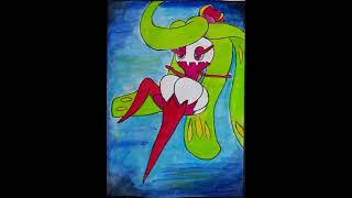 tsareena painting #trending #viral #art #pokemon #pokemonunite #tsareena  #iphone