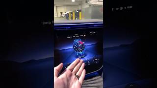 Fully digital IWC watch inside your #MercedesBenz 🤯 #cars #watch #luxurycars #tech