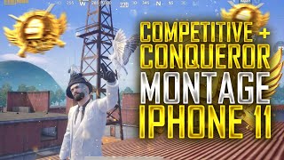 IPHONE 11 CONQUEROR PUBG | IPHONE 11 EXTREME MONTAGE | PUBG MOBILE