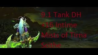 +16 Mists of Tirna Scithe intime Mythic+ Dungeon | Vengeance DH Tank POV | WoW 9.1