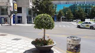 Monumento a Colon y Gran Vía, Granada.