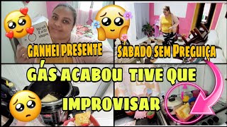 "#VIDA REAL/#ROTINA DO DIA Sem filtro/Gás Acabou/PRESENTE antecipado de ANIVERSÁRIO/#VLOG