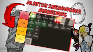 Jujutsu Shenanigans AWAKENING ABILITY TIERLIST!