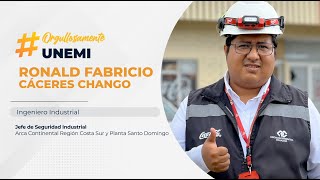 #OrgullosamenteUNEMI | Ronald Fabricio Cáceres Chango