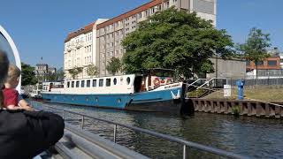 Boat ride on the Spree river, Berlin, Germany