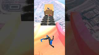 GTA5:SPIDER-MAN RAGDOLL VS Rainbow POOL JUMP#shorts#ragdoll#gta5