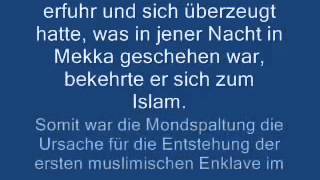 Die Spaltung des Mondes !!! Eines der größten Wunder des Islam