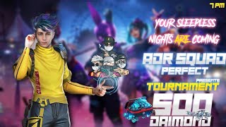 Adr Guild IN Tournament || Freefire Malayalam Live