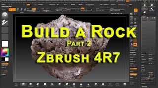 Build a Rock-Part 2 (Zbrush4R7)