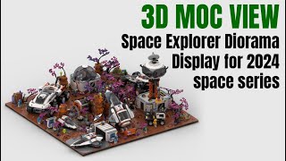 Space Explorer Diorama - Display for 2024 space series - Lego MOC