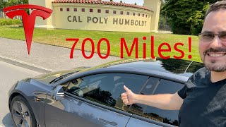 Is it Easy to Drive 700 Miles non-stop in my Tesla Model 3? (I camp in it too)