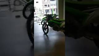 A bunch of love .. Off-road bikes by Kawasaki at Kolkata Showroom. #youtubeshorts #kawasaki