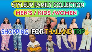 SHOPPING FOR THAILAND TRIP | Family HAUL | Kids/Men‘s/Women | Trending Collection #vlog  #styleup