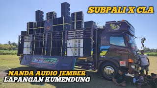 Cek sound Nanda jember Hari ini di Lapangan Kumendung