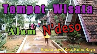 Tempat Wisata Wisata Baru Alam Ndeso,Rasau Jaya,Kab Kubu Raya,Kalimantan Barat