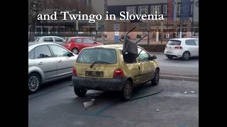 twingo-happened on Christmas afternoon Welcome to Slovenia,here assholes grow everywhere