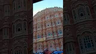 Hawa Mahal from city bus #jaipur #hawamahaljaipurrajasthan #citybusjaipur #tourism #jaipurfort