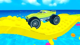 Color Cars. Car parking games color by number. Coloring Monster truck car simulator stunts.