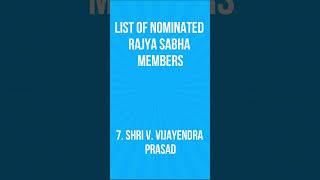 List of Nominated Rajya Sabha Members