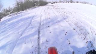 RIDINIG MY SC 400 KTM IN THE SNOW AFTER *Q* (PART 2)