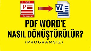 Pdf Word'e Nasıl Dönüştürülür ?