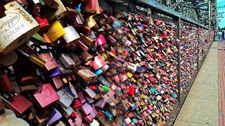 How Many Padlocks on Hohenzollern Bridge, Germany? [4K]