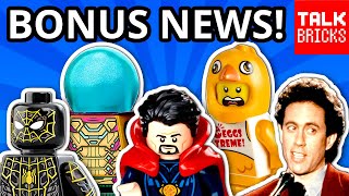 BONUS LEGO NEWS! Spider-Man No Way Home! Seinfeld! Marvel What If? City Stuntz! Boba Fett's Starship