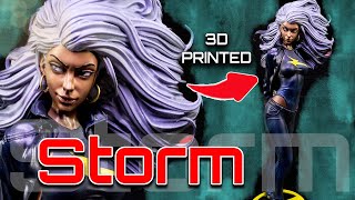 Tips on How to Paint Electrifyingly Beautiful 3D Printed Figures, Miniatures, and Statues - Storm