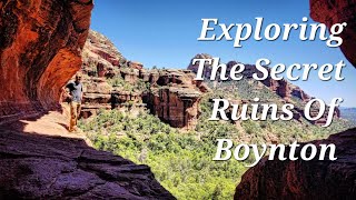 Boynton Canyon Subway Cave Hiking Trail, Vortex, Sedona Arizona W/ Cliff Dwellings Ruins Pictographs