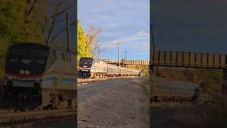 Amtrak Ducks Under Another Bridge In The 110 Mph Zone!