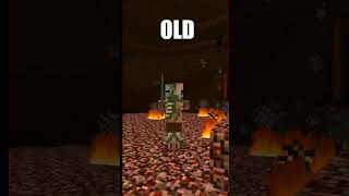 minecraft old vs now #short