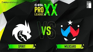 Spirit vs. Wildcard | Upper Bracket | Fase de Grupos | ESL Pro League S20