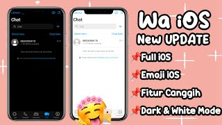 WHATSAPP iOS | cara mengubah WhatsApp android menjadi iPhone versi terbaru | wa iOS terbaru 2022