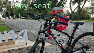 How to install a baby seat for bicycle / CARA PASANG BABY SEAT UNTUK BASIKAL